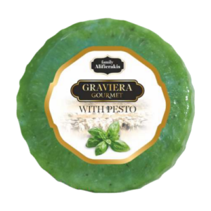 Graviera With Basil Pesto