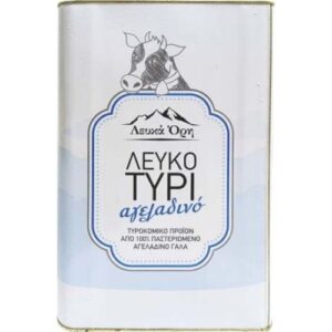 White Cheese from Cow Milk (Container)