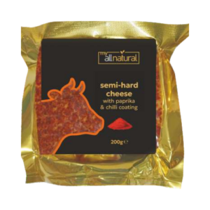 Semi-Hard Cheese With Paprika & Chilli Coating